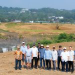 Sean Quinn, Gavin Reid and Ciputra Board of Directors Review Progress at Ciputra Genting Golf Course